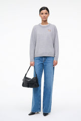 CUSTOM x C.BONZ SERRANO CASHMERE SWEATER | HEATHER GREY
