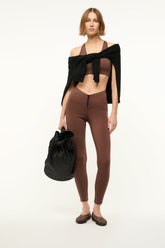 ALBA SPORT BALLET FLAT | ESPRESSO