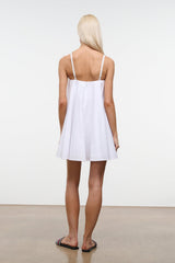 CECILY MINI DRESS | WHITE