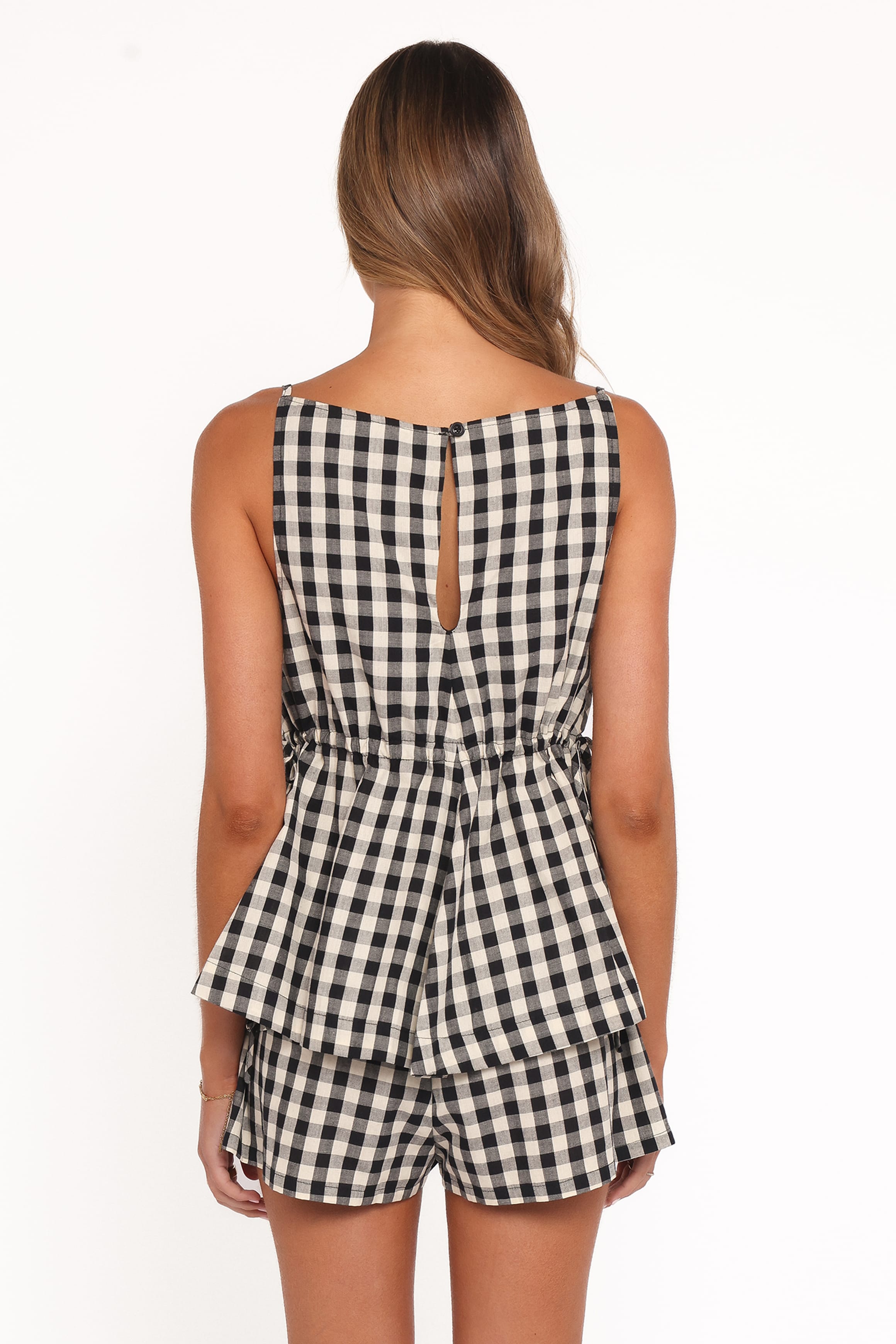 Rory Top - Black Gingham