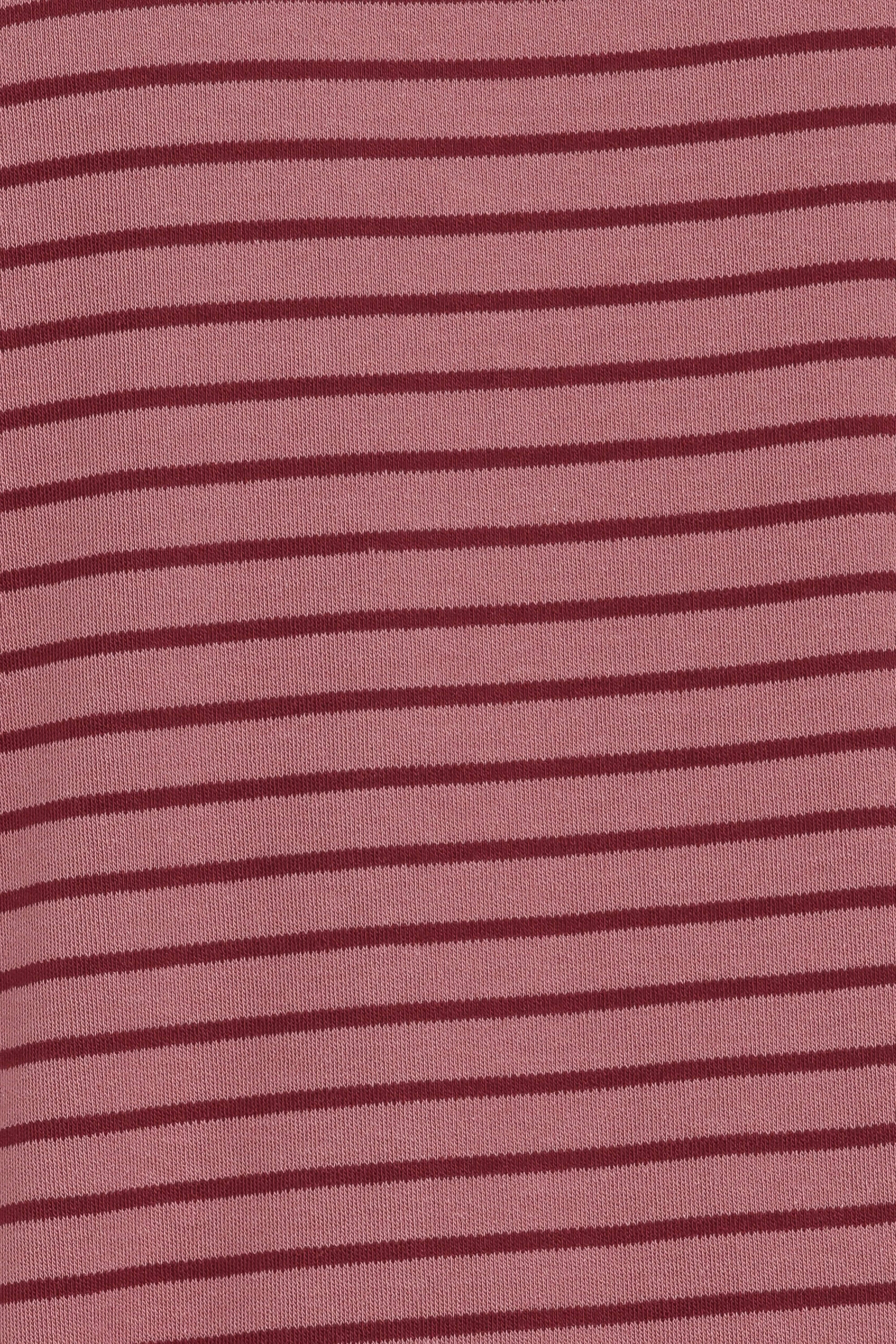 Wilda Oversized Tee - Pink Red Stripe